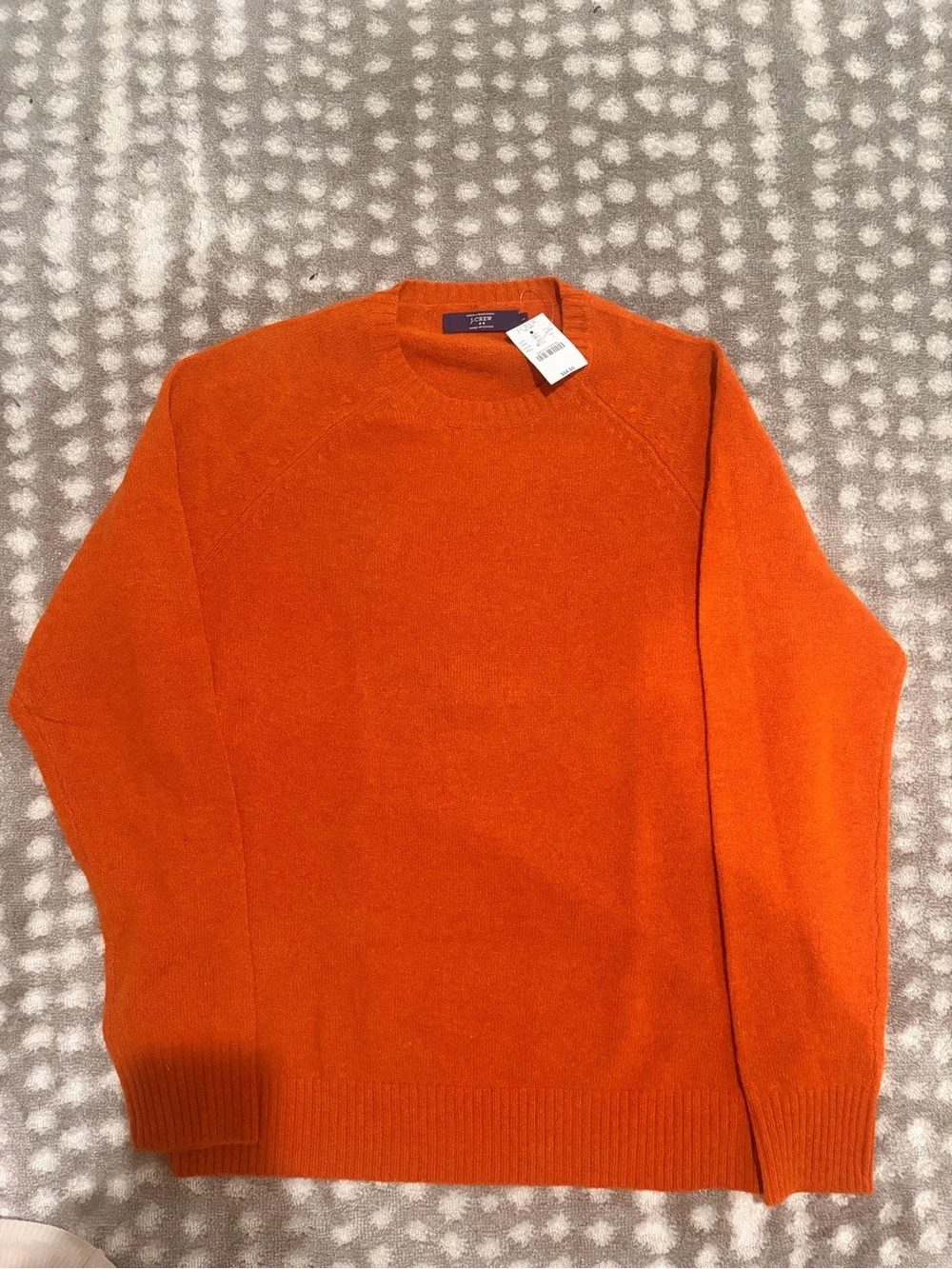 Jcrew Men's Orange Crewneck Sweater